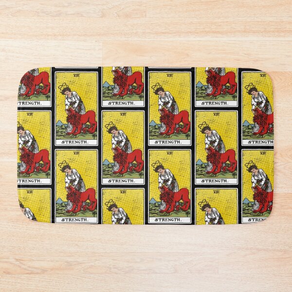Item preview, Strength Tarot Card - Major Arcana - Fortune telling - Remix designed and sold by createdezign.