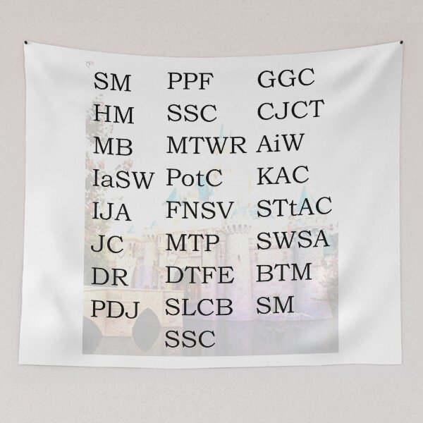 Item preview, Disney Initials designed and sold by malayagrace.