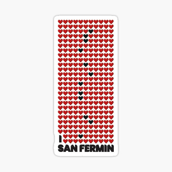 I love San Fermin!!! Pegatina