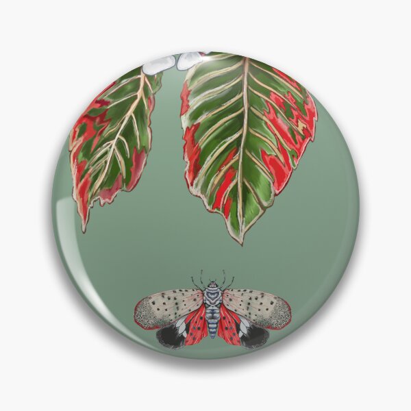 Item preview, Asian Spotted Cicada and White Blossoms designed and sold by Audrey Takeshta.