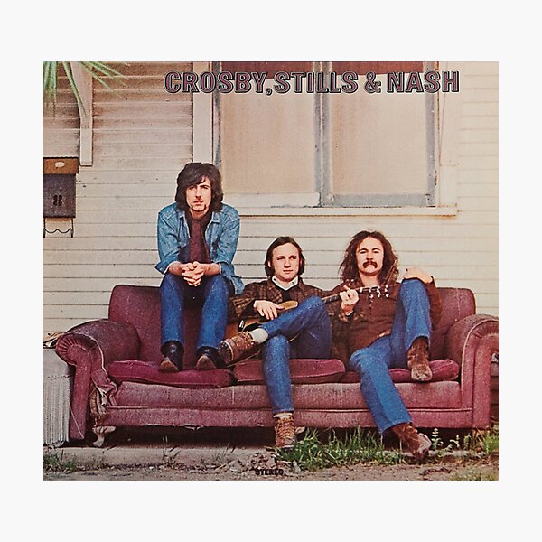 Crosby, Stills & Nash - Crosby, Stills & Nash (1969) Photographic Print