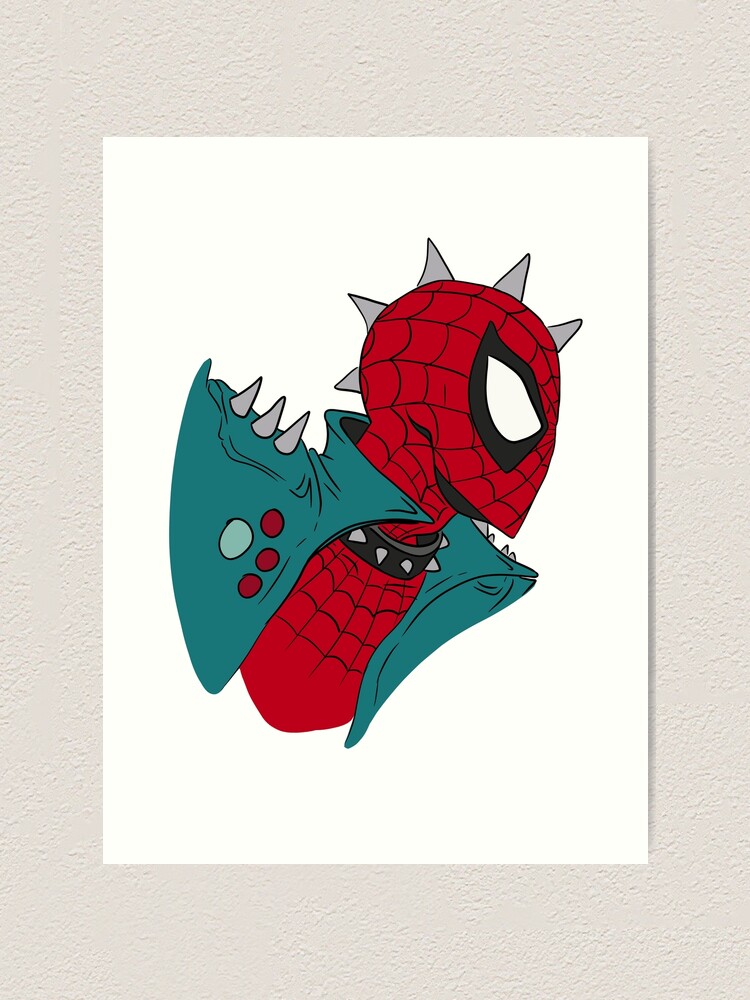 SpiderPunk, an art print by Ephrem Rokk - INPRNT