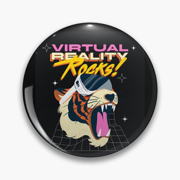 Item preview, Lion metaverse 'virtual reality rocks!' designed and sold by Rodayna Elnaggar.
