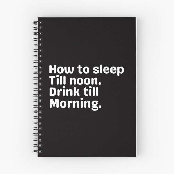 Item preview, How to sleep till noon. designed and sold by tabykid.