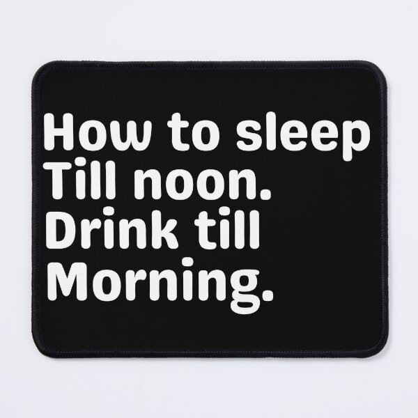 Item preview, How to sleep till noon. designed and sold by tabykid.