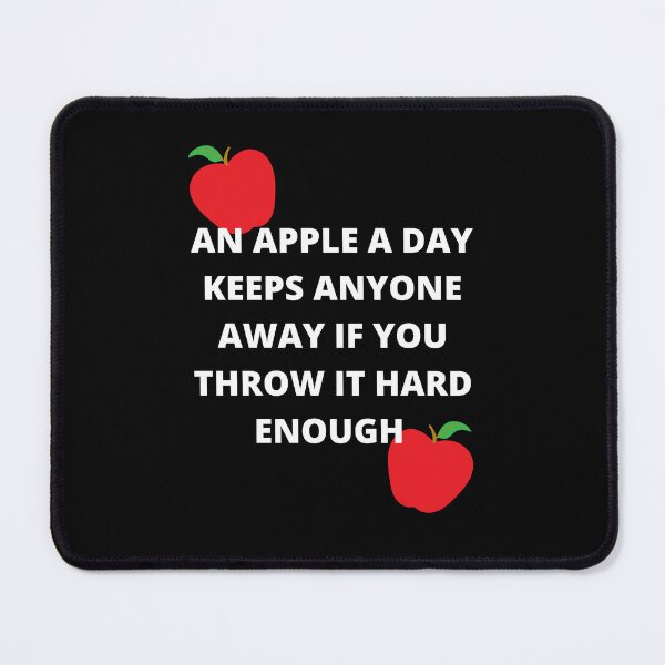 Item preview, An apple a day keeps anyone away designed and sold by DesignsByDaddy.