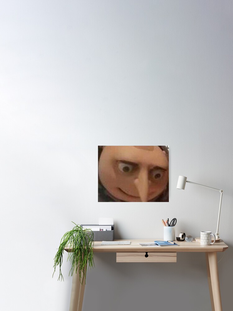 gru surprised meme Canvas Print for Sale by gketheredge