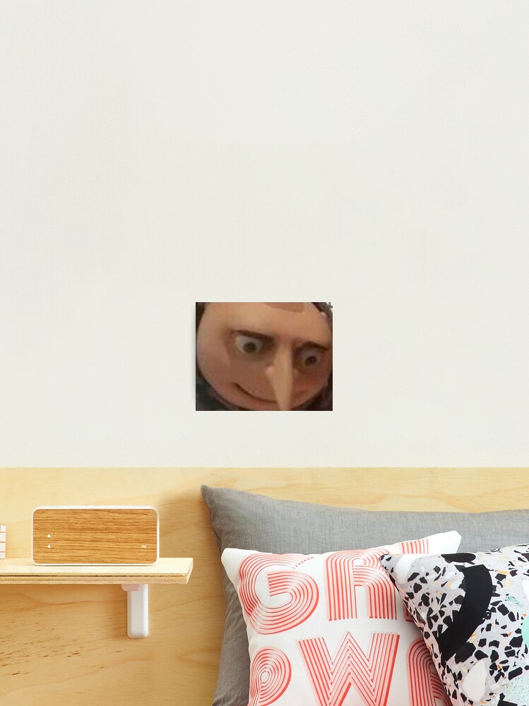 gru surprised meme Poster for Sale by gketheredge