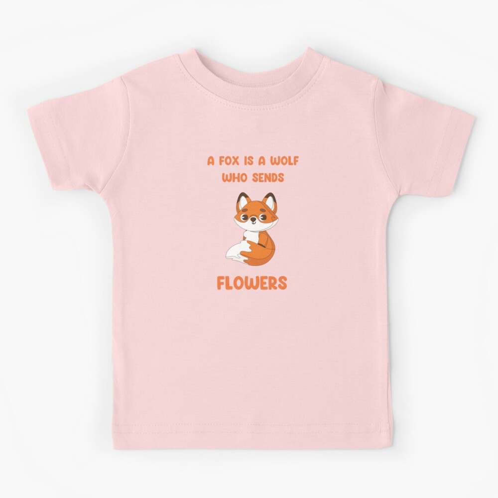 Funny Witty Fox Noun Like A Wolf T-Shirt | Kids T-Shirt