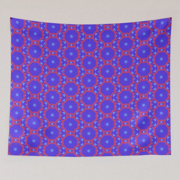 Item preview, Octagon pattern with red and blue designed and sold by JohnyDas.