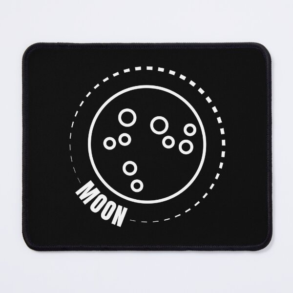 Item preview, The Moon (WHITE DESIGN) designed and sold by EleannaInSpace.