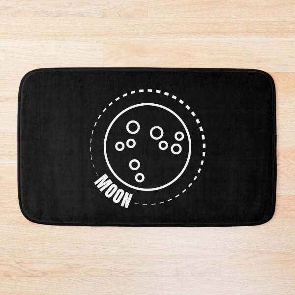 Item preview, The Moon (WHITE DESIGN) designed and sold by EleannaInSpace.