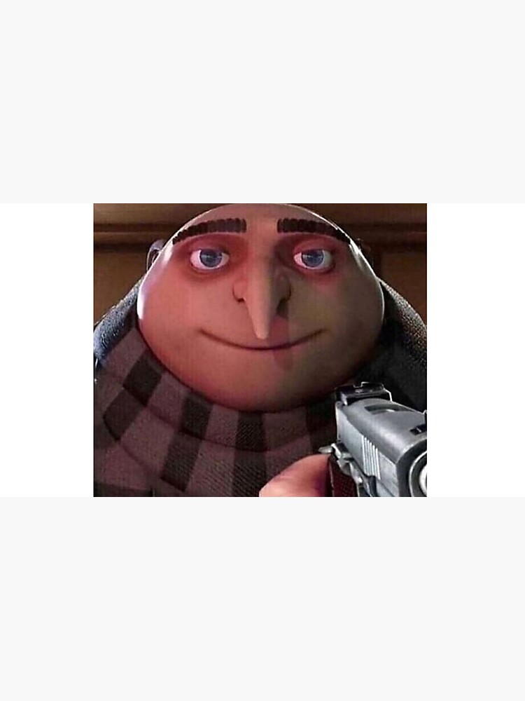 gru gun meme Pin for Sale by gketheredge