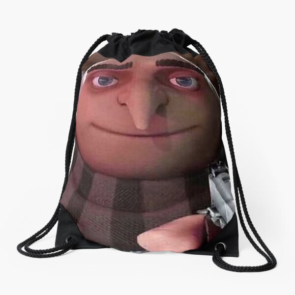 Gru Meme Face | Drawstring Bag