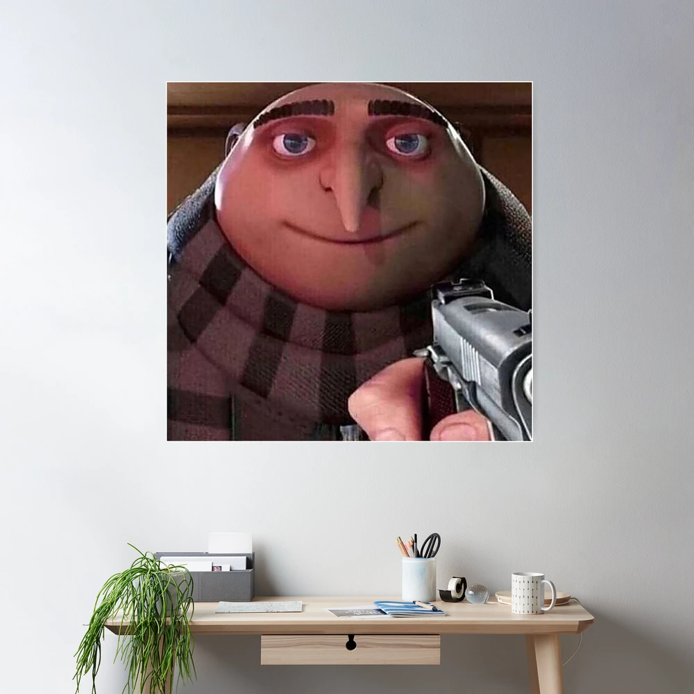 Despicable. . . . [Image Description: Meme of Gru from Despicable Me with a  whiteboard that reads Accept gun lobby money, Send thoughts…