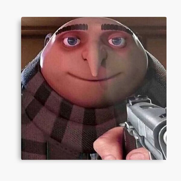 Gru Meme Metal Prints for Sale