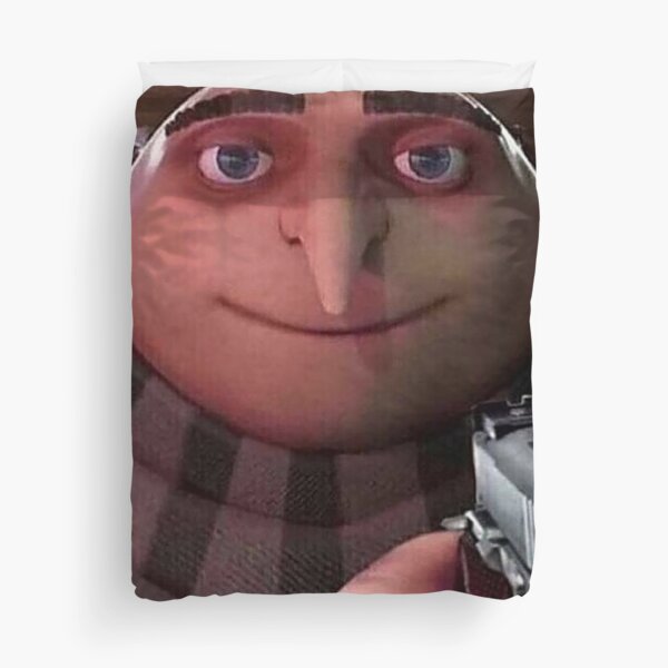 gru gun meme Duvet Cover for Sale by gketheredge