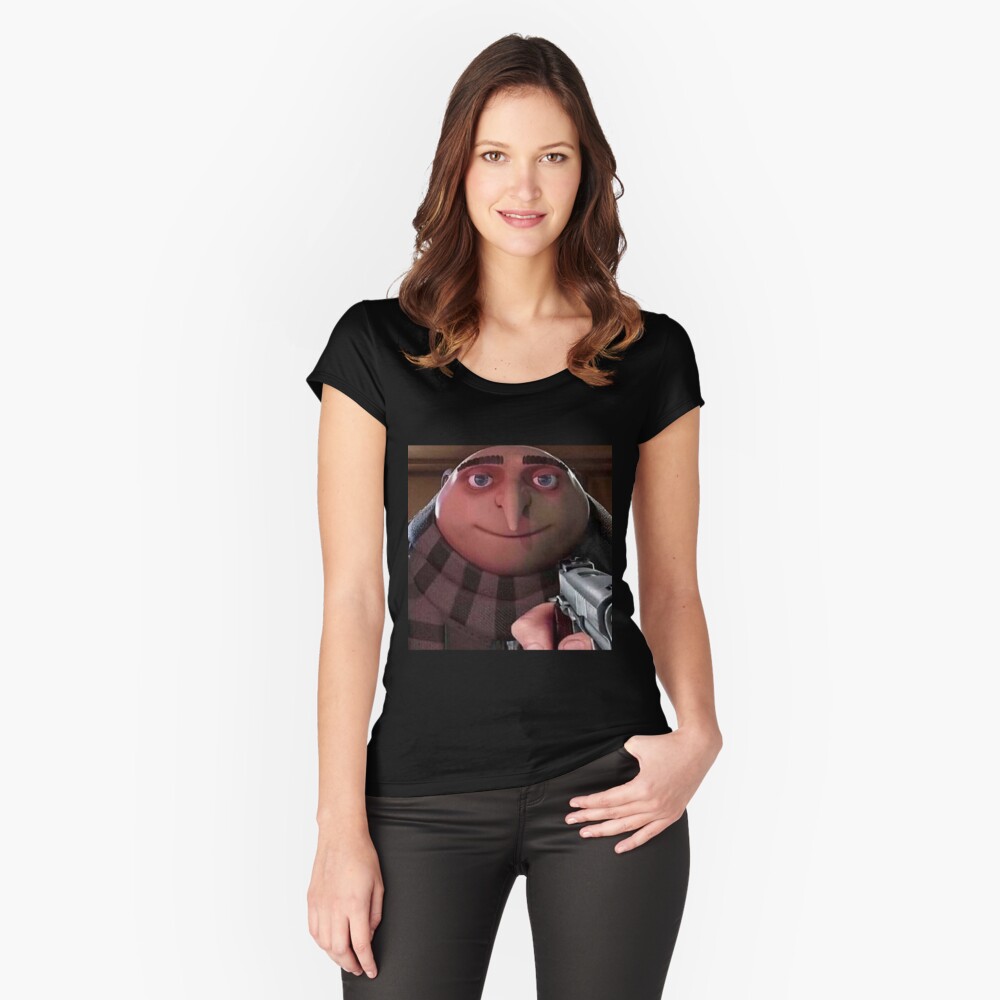 gru gun meme Drawstring Bag for Sale by gketheredge