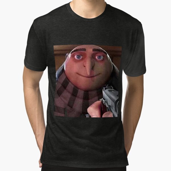 gru gun meme Drawstring Bag for Sale by gketheredge