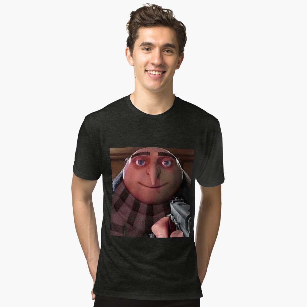 gru gun meme Pin for Sale by gketheredge