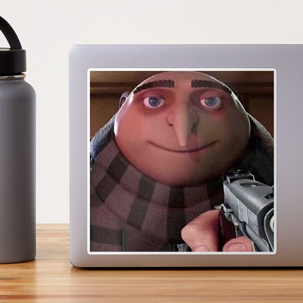 gru gun meme Duvet Cover for Sale by gketheredge