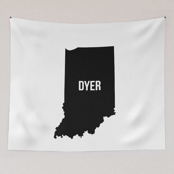 Item preview, Dyer, Indiana Silhouette designed and sold by CartoCreative.
