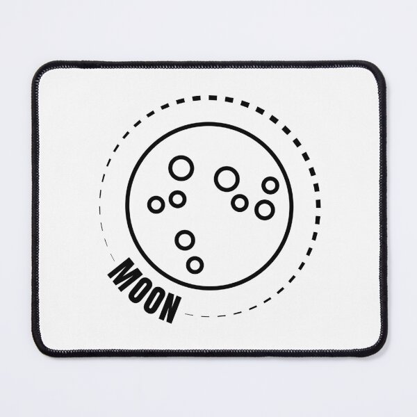 Item preview, The Moon (BLACK DESIGN) designed and sold by EleannaInSpace.