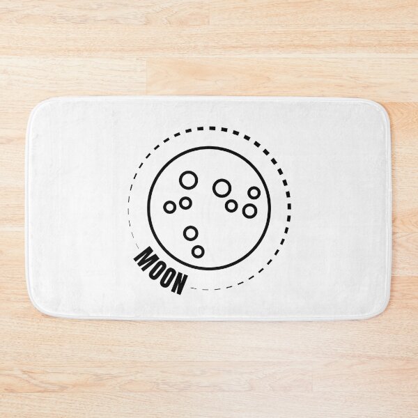 Item preview, The Moon (BLACK DESIGN) designed and sold by EleannaInSpace.