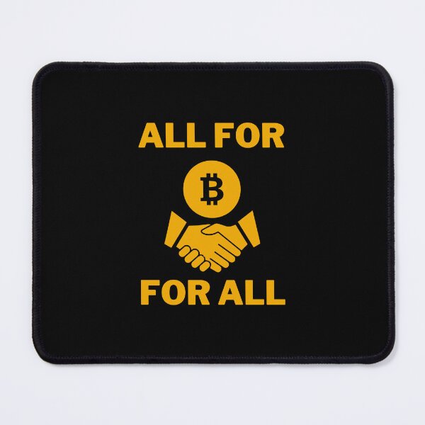 Item preview, All for Bitcoin, Bitcoin for all designed and sold by CryptoBeings.