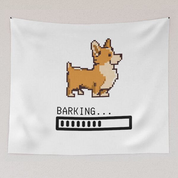 Item preview, Corgi bark loading, barking dog corgie  designed and sold by T-Look.