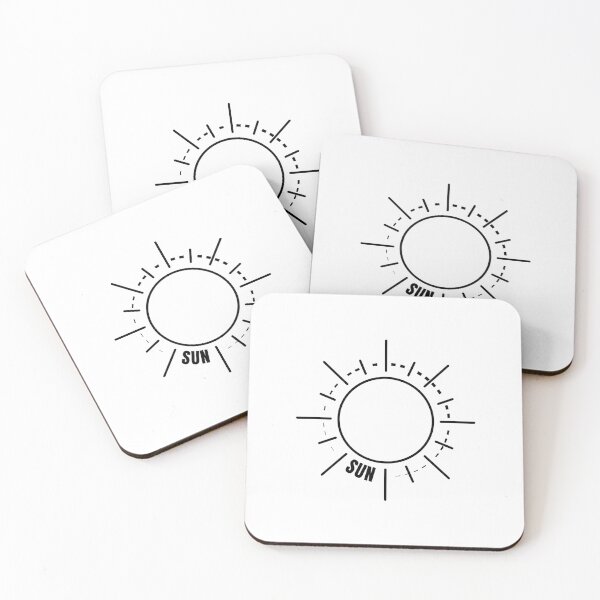 Item preview, The Sun (BLACK DESIGN) designed and sold by EleannaInSpace.