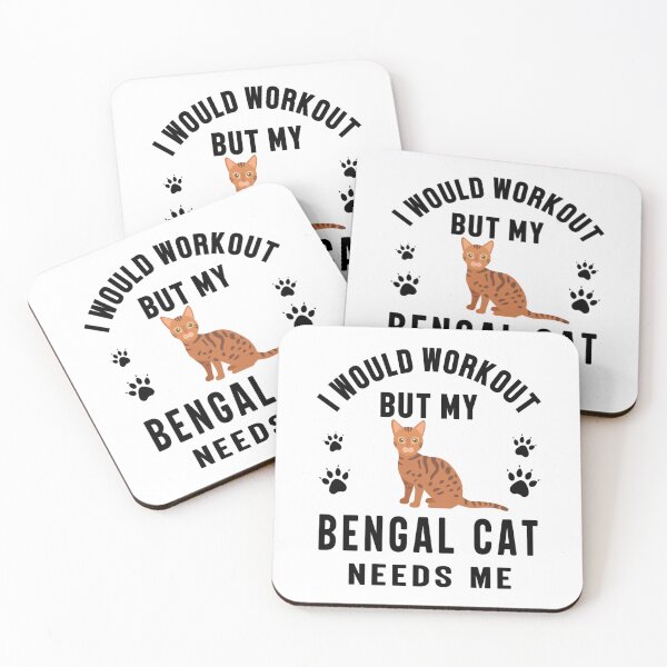 Item preview, I Would Workout But My Bengal Cat Needs Me - Bengal Cat designed and sold by RoySqrali.