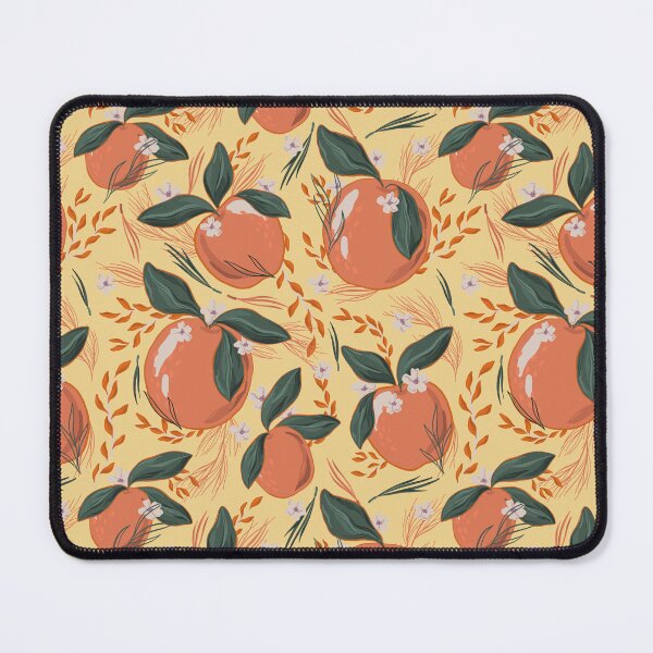 Artikelvorschau, Feeling Peachy on Yellow entworfen und verkauft von meggydesigns.