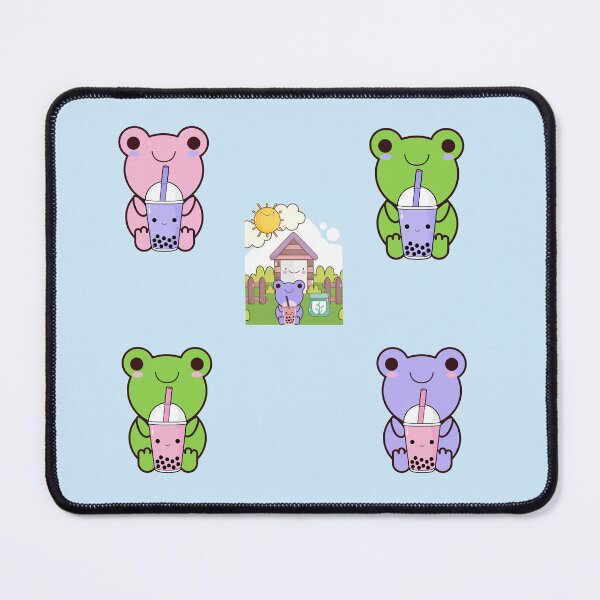 Item preview, Boba Frog Pack | Cute Boba Frog Pack | Kawaii Boba Frog Pack | Cute Boba Tea Frog Pack | Kawaii Boba Tea Frog Pack | Froggy Boba Pack designed and sold by Saffire6.