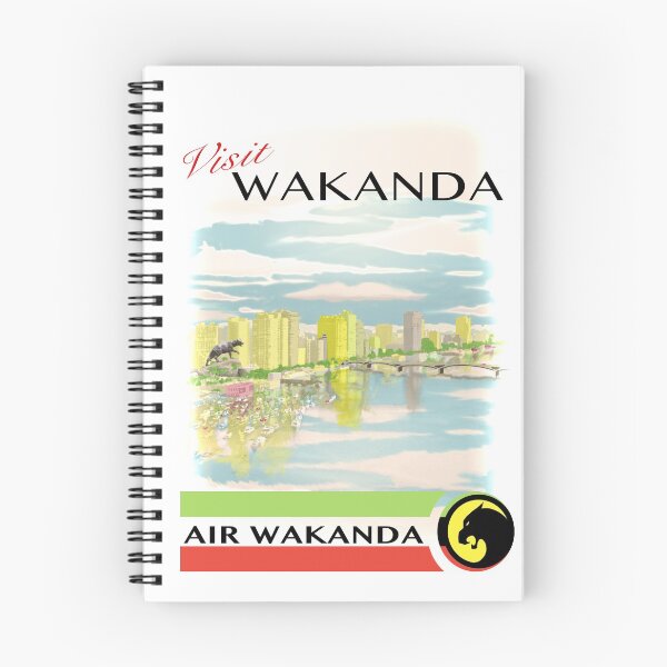 Item preview, Visit Wakanda- Vintage Travel Ad designed and sold by PluralSingular.