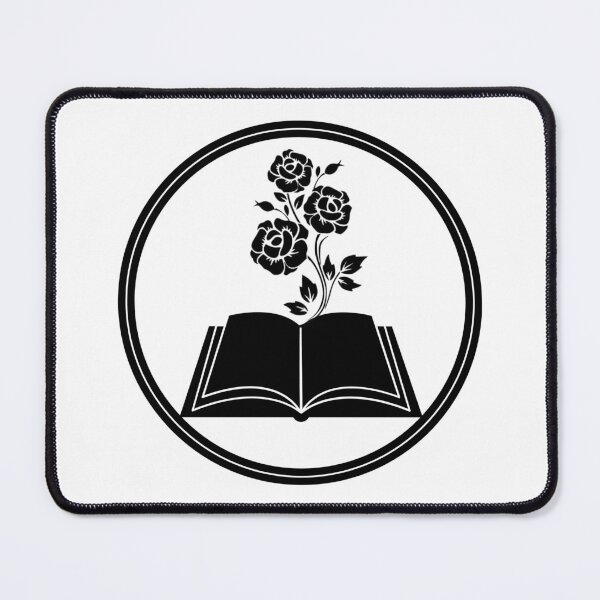 Item preview, Black And White Flowers Book Art Design designed and sold by Zareen Sayyed.