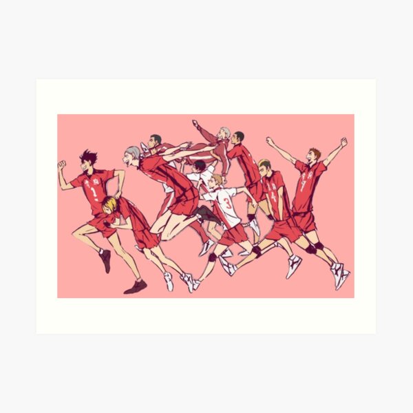 Nekoma - Haikyuu!! Art Print