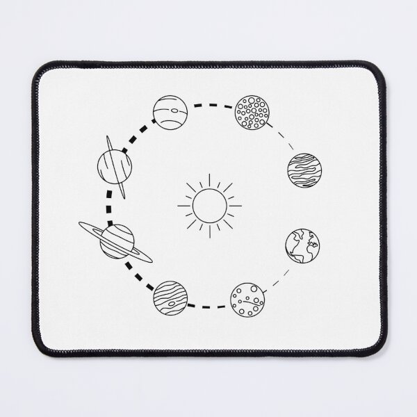Item preview, The Solar System (BLACK DESIGN) designed and sold by EleannaInSpace.