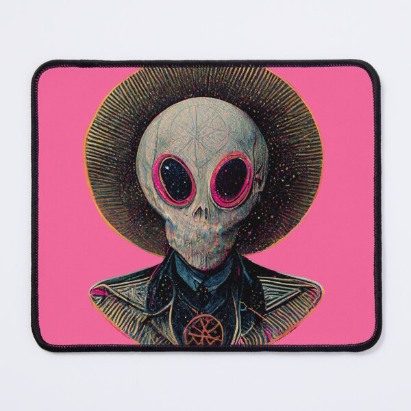 Artikelvorschau, Alien-Horror, okkulter Retro-Surrealismus entworfen und verkauft von MoreMachine.