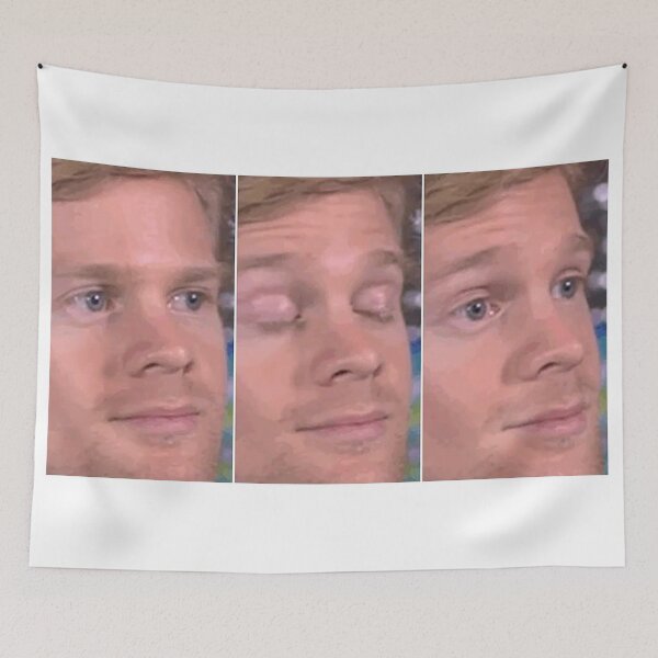 Item preview, blinking guy meme designed and sold by Greg Heffley.