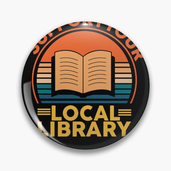Item preview, Support your local library vintage designed and sold by AdelDa19.