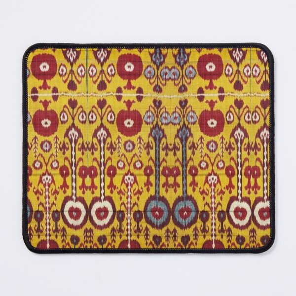 Item preview, Pomegranate flowers variations. Classical ancient a Uzbek ikat authentic patterns  designed and sold by LeFabriqueOuz.