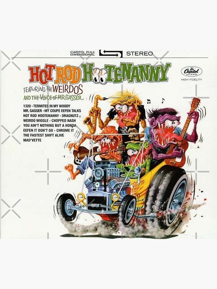 "Hot Rod HooteNanny" Poster for Sale by wethelionsarise Redbubble