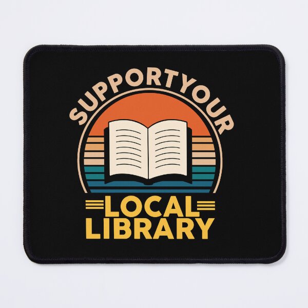 Item preview, Support your local library vintage designed and sold by AdelDa19.