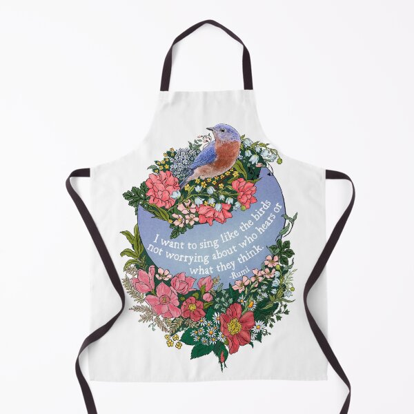 Item preview, Rumi: I want to sing like the birds not worrying about who hears or what they think designed and sold by fabfeminist.