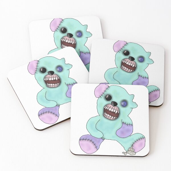 Item preview, Zombie creepy kawaii teddy bear designed and sold by Becky-Marie.