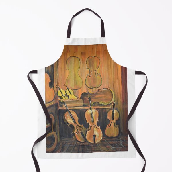 Item preview, Oil Painting - Cello Maker's Workshop 12" x 16" designed and sold by Igor Pozdnyakov.