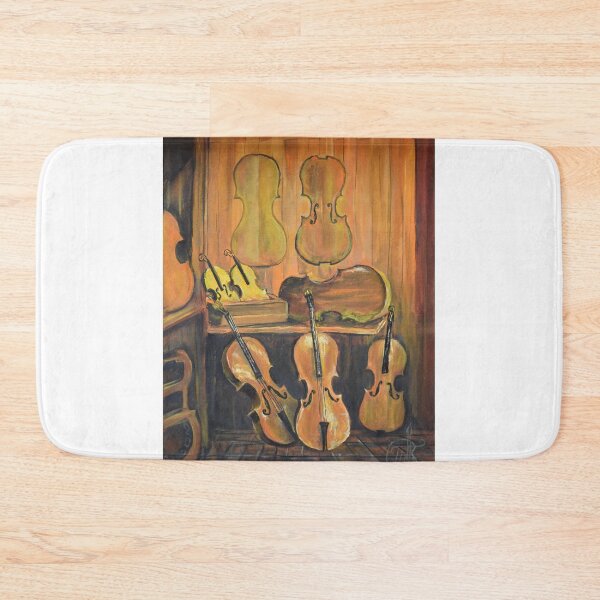 Item preview, Oil Painting - Cello Maker's  Workshop 12" x 16" designed and sold by Igor Pozdnyakov.