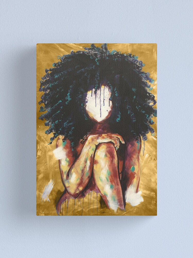 Alternate view of Naturally I GOLD Canvas Print