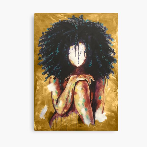 Naturally I GOLD Canvas Print